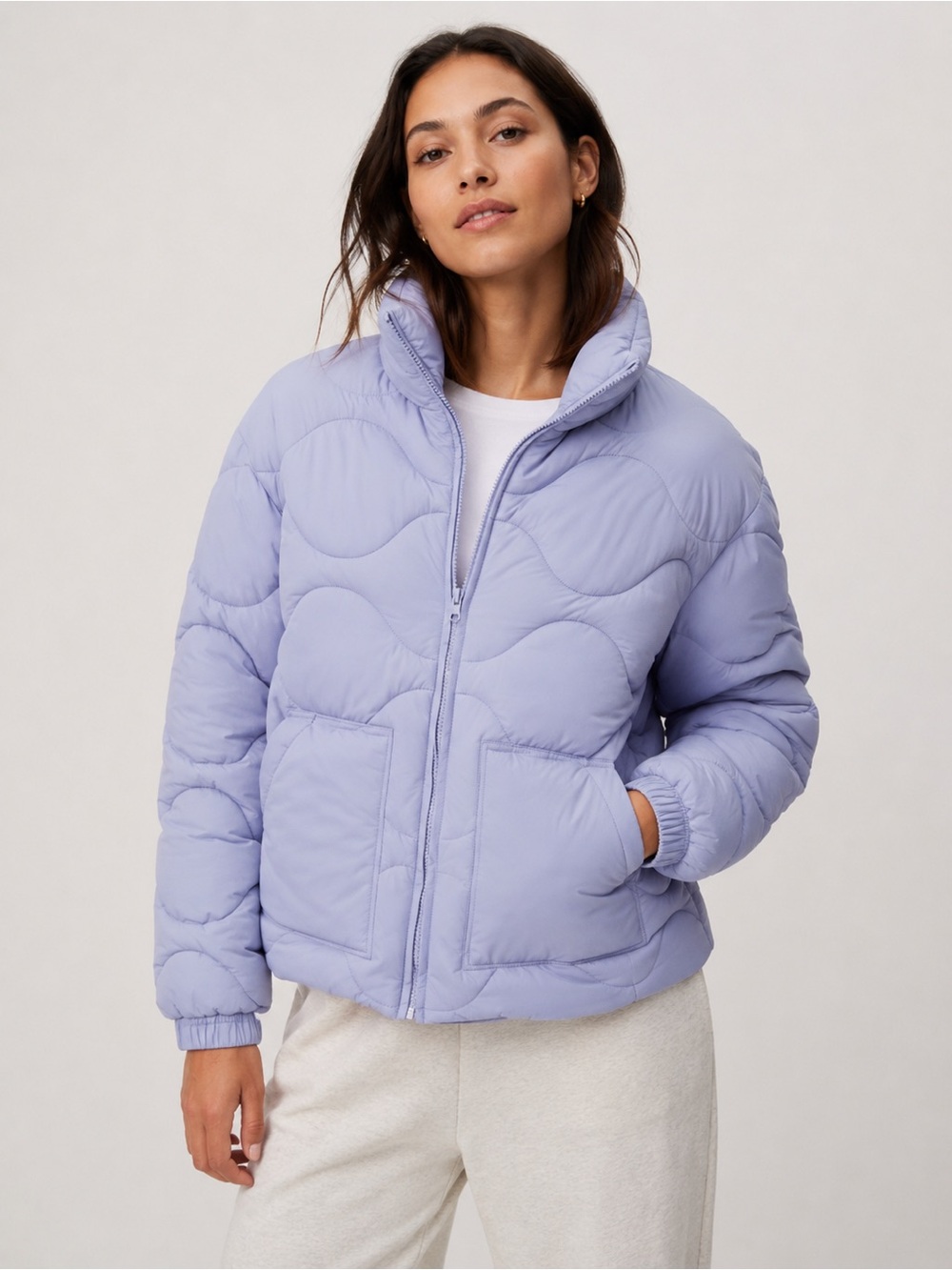 Gap Relaxed Quilted Nylon Jacket NWT